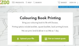 Print on demand coloring books